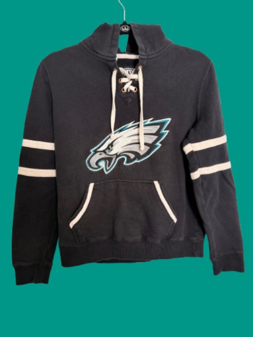 OTS Women’s Lace Up Pullover Hoodie Sweatshirt | Size Small